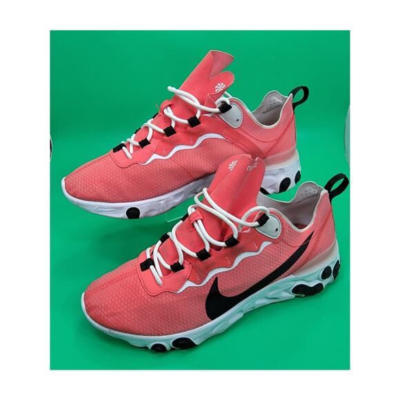 Nike React Element 55 SE Ember Glow Salmon Pink Size 10 No Box - Picture 1 of 7